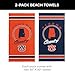 Northwest Auburn Tigers NCAA Homebreak Beach Towel 2 Pack 30 x 60 Inches