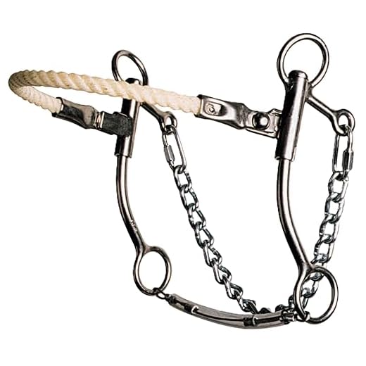 Reinsman 935 Jim Warner Hackamore with Rope Nose; Stage B