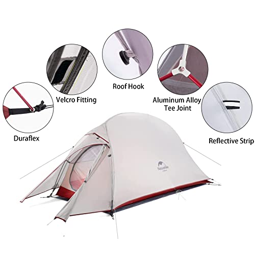 Naturehike Cloud-Up 1 Person Tent Lightweight Backpacking Tent For One Man, Single Person, One Person Tent For Camping Hiking Backpacking #TOP1