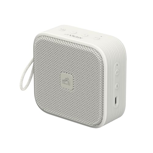 JVC�P���E�b�h Victor SP-C100BT-W Bluetooth �X�s�[�J�[ ���^ �ő�15���ԍĐ� �X�e���I�y�A�����O �|�[�^�u���X�s�[�J�[ �o��5W USB-C�[�d �i�`�������z���C�g