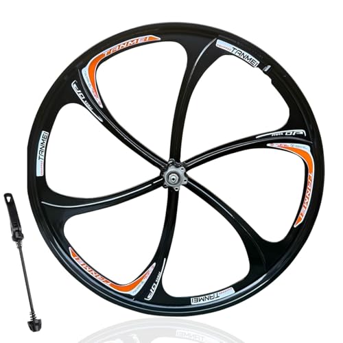 Ruote per mountain bike: set di ruote anteriori e posteriori da 24 pollici/26 pollici, lega di magnesio ad alte prestazioni, mozzo ruota monoblocco, altezza cerchio da 24 pollici 451 mm, altezza cerchio da 26 pollici 559 mm, ruota da 24 pollici ≈1400 g, ruota da 26 pollici ≈1500 g.
