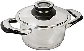 Ecovitam Pentola da 1,8 L Coperchio e termometro Integrato in Acciaio Inox 18/10, per Tutti i Piani Cottura, Compresa l'induzione