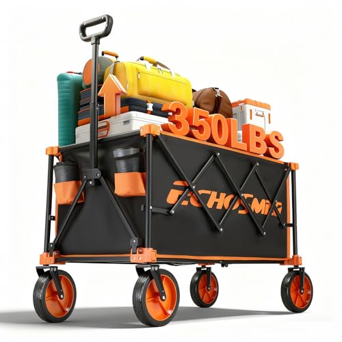 EchoSmile Collapsible Foldable Wagon Cart with...