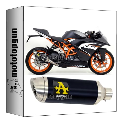 Pot echappement Arrow Thunder KTM RC 390 noir 2017-2020