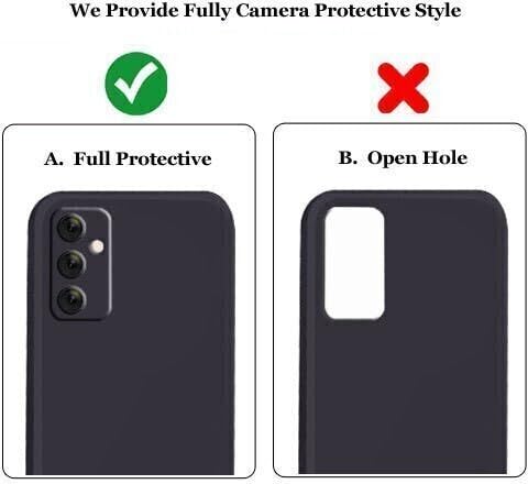 Image of A rtistque Clear Hard Transparent Acrylic Armor Anti-Drop Shockproof TPU Edge Back Cover Case for Samsung Galaxy A34 5G - Black
