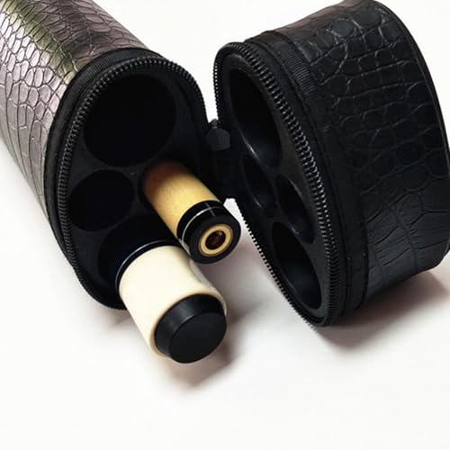 Menolana Pool Cues Case Billiard Pool Cue Carrying Bag 4 Holes Professional Zipper, Outdoor Container Billiard Pole Storage Bag