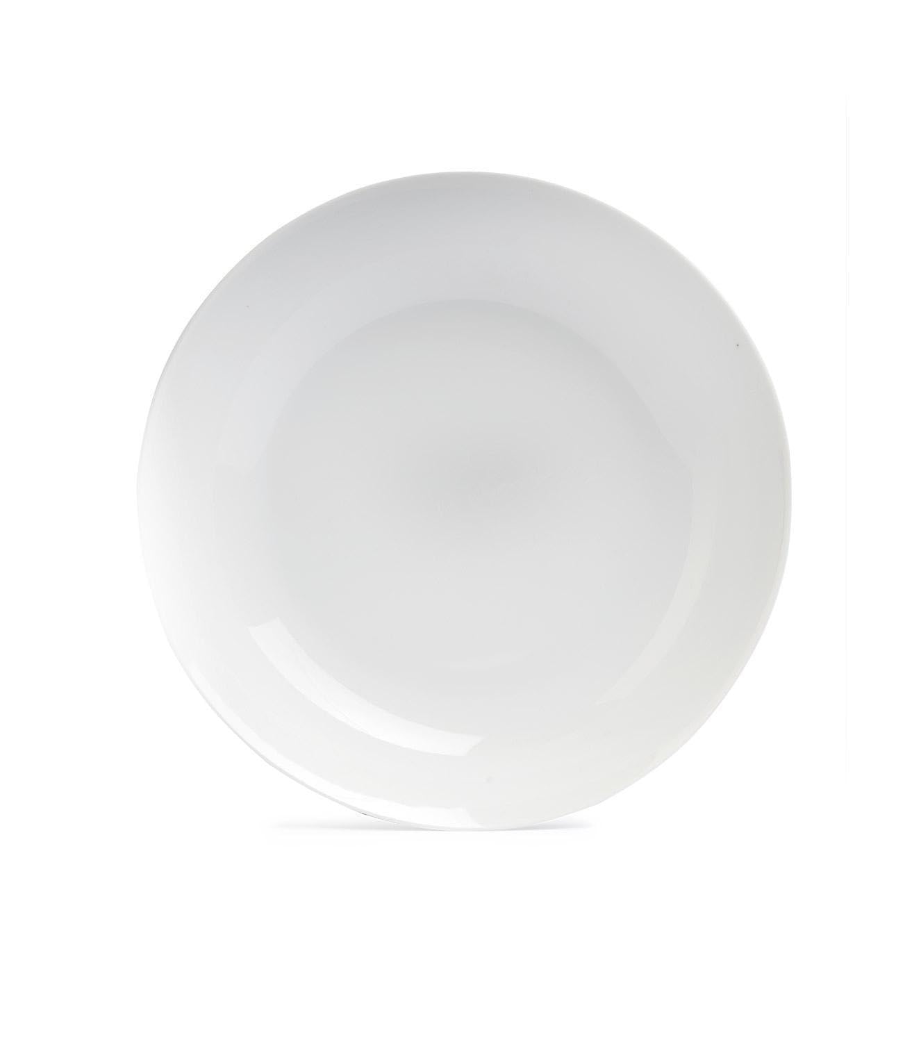 Suppenteller 6er Set Tiefteller Salatteller - Porzellan - Weiß - Ø 20 cm