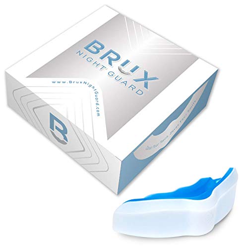 Brux Night Guard is the Best Engineered Mouth Guard for Teeth Grinding and Clenching at Night While Sleeping or During the Day, and is Moldable at Home to Replace a Dental Grind Guard For Bruxism