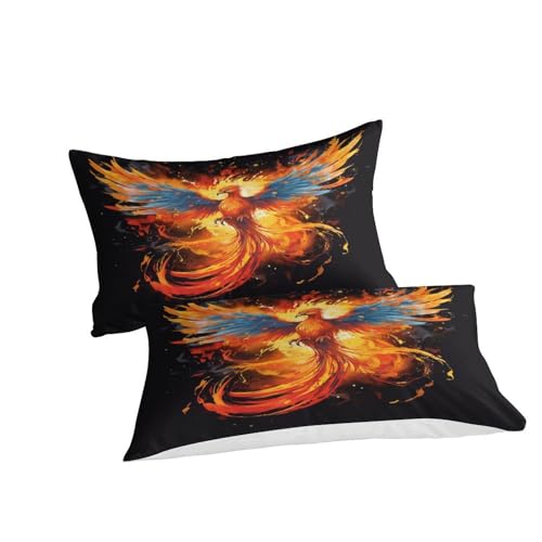 Housse de couette Phénix 3D King microfibre lit double sans repassage