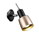 Design industriel moderne : base ronde en fer métallique, style simple, combiné avec un style moderne classique, est l'applique murale idéale pour la maison, avec un style minimaliste moderne.