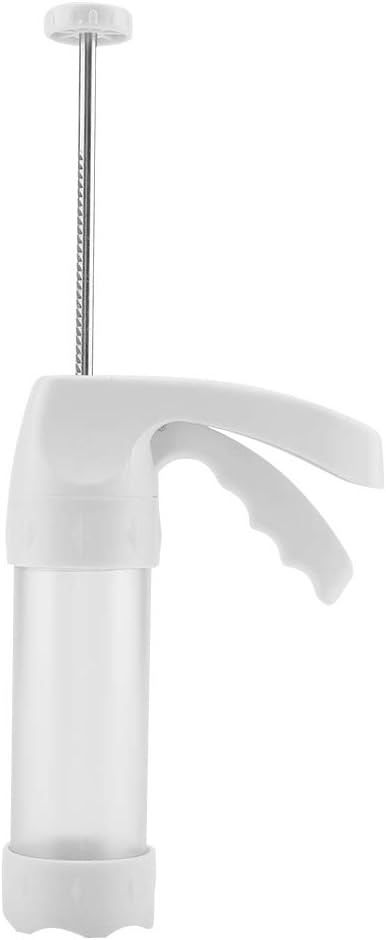 Multifunctional Cookie Press Icing Gun Stainless Steel and Food Grade Plastic for Biscuit Macaron Cake Decoration Easy to Use Removable Parts