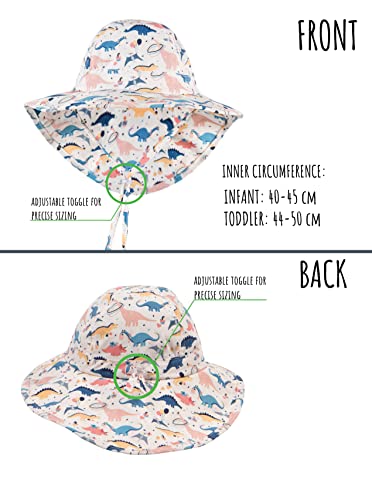 Funky Junque Kids Sun Hat Baby Toddler Infant Wide Brim Beach Adjustable Chin Strap UPF 50+4