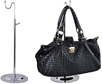 Hand Bag Purse Single Hook Adjustable Height Display Stand Rack
