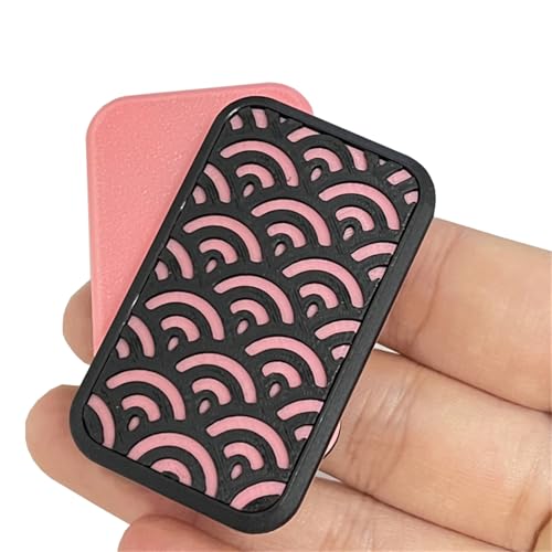 �ÈłŌ���t�B�W�F�b�g�X���C�_�[ �t�@�b�V�����V�O�i�� EDC Fidget Toys �����ʒu�v�b�V�� �n�v�e�B�b�N�X���C�_�[ ADHD �c�[�� �t�B�W�F�b�g�g�C �ɂԂ��ƃX�g���X���� (�ÈłŃs���N�Ɍ���)