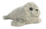 Aurora- Foca de Peluche, colección Mini Flopsie, Color Gris, 21 cm (0060031720)