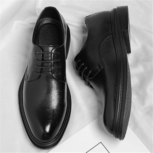 Men's Genuine Leather Wedding Shoes Season Youth Trendy British Business Dress Casual Versatile2