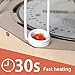 Solary Induction Heater Kit - Hand Held Magnetic Induction Heater Tool with 12 Coils for Rusty Screw Removing,1200W 110V (Orange)