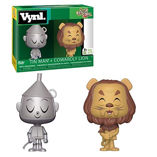 Preisvergleich Produktbild The Wizard of Oz Funko Vynl 35542 Tin Man + Cowardly Lion ECCC2019