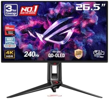 ASUS ROG PG27UCDM 27 Inch 4K 240Hz OLED Gaming Monitor QD-OLED