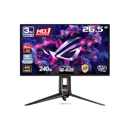 ASUS ROG PG27UCDM 27 Inch 4K 240Hz OLED Gaming Monitor QD-OLED ASUS ROG PG27UCDM 27 Inch 4K 240Hz OLED Gaming Monitor QD-OLED