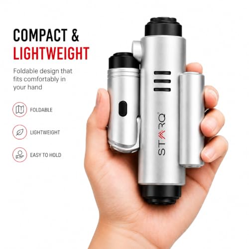 Image of STARQ TurboFold Cordless Pressure Washer Gun 1.8 MPa Portable High Pressure Car Washer with 5 in 1 Rotating Nozzle High Speed Motor 4000mAh Type C Rechargeable Battery for Car Bike Home Cleaning