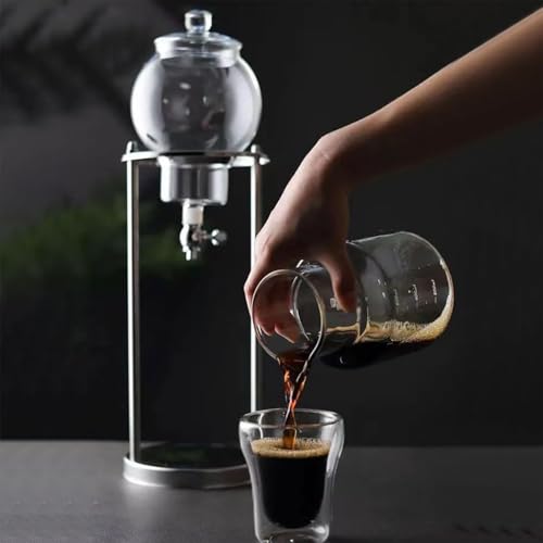 Ice Drip Coffee Maker - Cold Brew Machine with Stainless Steel Frame, Detachable Design, 600ml Capacity for Home, Kitchen, Office, RV, and Camping - Image 8