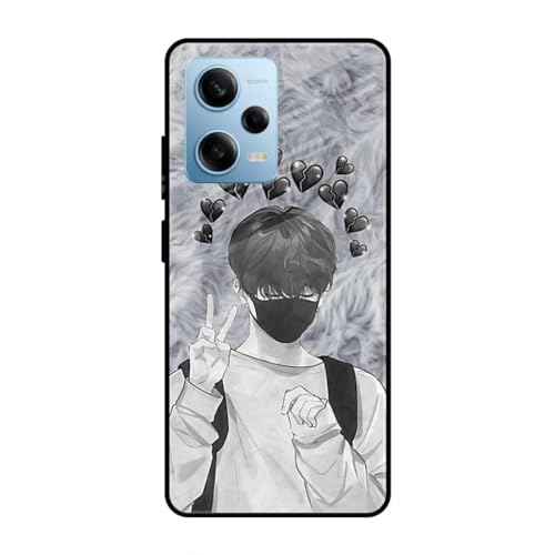 Image of SmashItUp Boy Designs | King Designer Printed TPU Metal Case Mobile Back Cover for Redmi Note 12 Pro 5G
