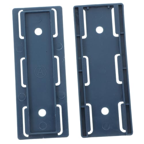 Lurrose Soporte Adhesivo para Regleta de Enchufes Organizador de Cables para Pared Fijador Fuerte y Práctico para Enchufe y Regleta Montaje sin Perforaciones para Oficina y Hogar Color