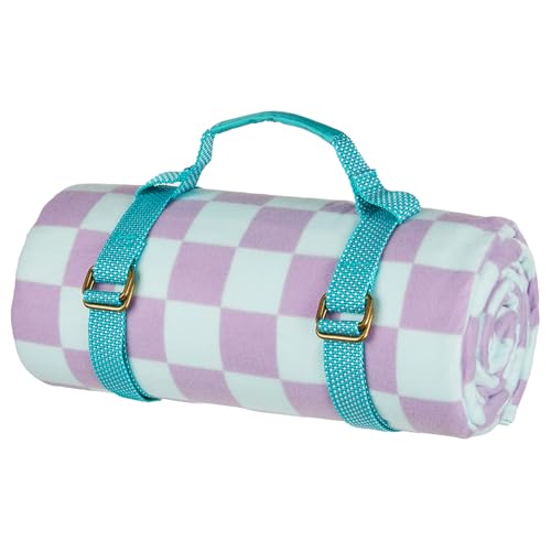BUTLERS Picknickdecke Outdoor 200x200 cm - GET Together - waschbare Campingdecke XXL mit Klettverschluss und Tragegriff | Stranddecke für Garten, Ausflüge & Park | Picknick Matte wasserabweisend