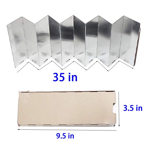 Smokitcen Adjustable Heat Focusing Reflector for Round Natural Gas and Propane Patio Heaters