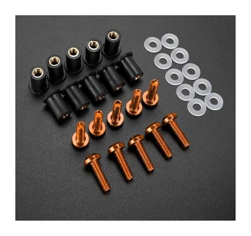 �R�������i�b�g �{���g �ɓK������ NMAX155 NMAX125 N-MAX 125 2015 2016-2023 5 �~�����[�g�� 10 �t�F�A�����O�{���g�L�b�g�t�����g�K���X�˂��i�b�g(�I�����W)