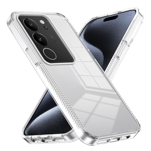 NX^NA Vivo V29 5G/S17/S17 Pro P[XAn[hAN PCA^یobNJo[Ah~ՌzJo[ ƌ݊(White)