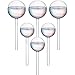 Aazon.co: Toorotec Iridescent Glass Self Watering Globes 6-Pack (3 Large+3 Sall), Decorative