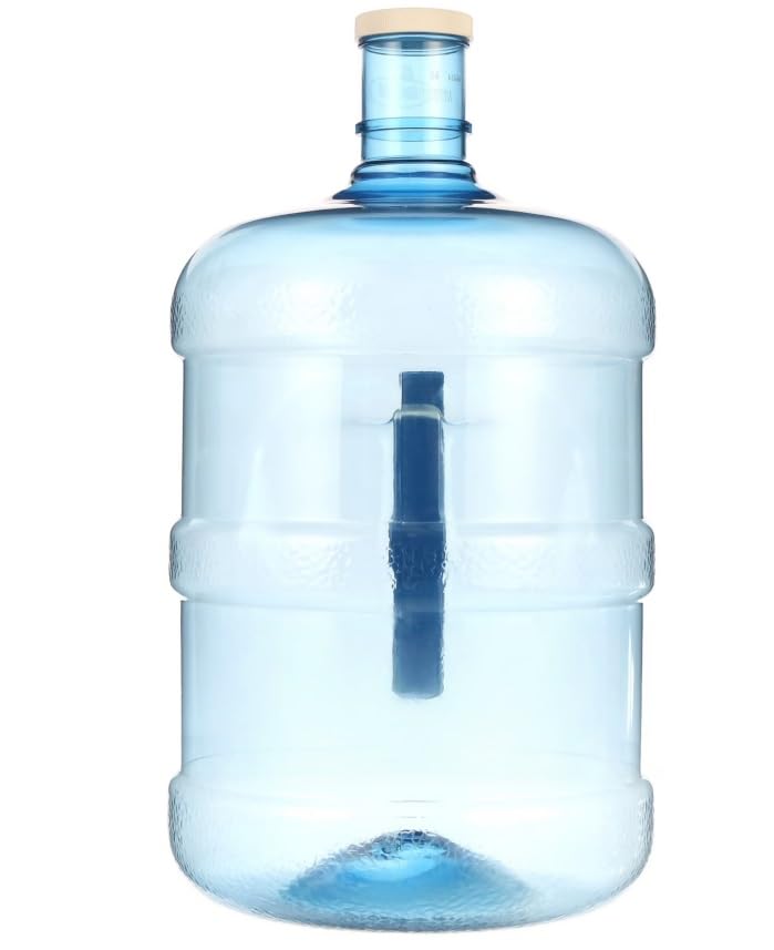 3 Gallon Blue Empty Refillable Water Jug BPA Free Durable Reusable Water Bottle Food Grade Plastic Water Container Compatible with Water Dispensers for Home Office Daily Use