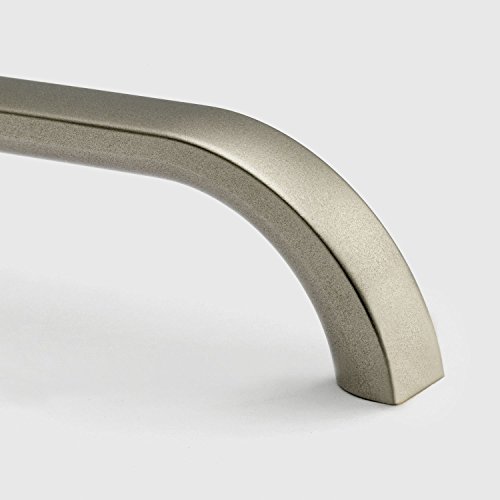 OBF 08 7850 27 Grimme Insula Drawer Handle (Curved), Width 141 mm, ZN Nickel-Plated Matte, Silver - Image 2