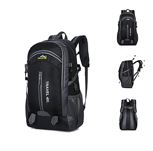 Mochila Outdoor de 40L EKsma Negra Ligera y Portátil miniatura 2