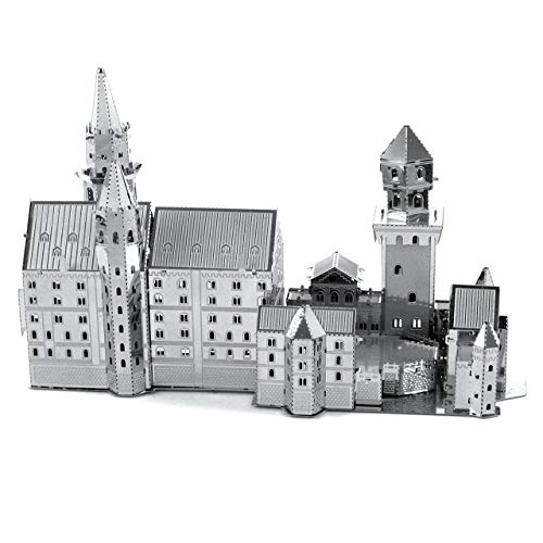 Fascinations-Metal-Earth-Neuschwanstein-Castle-3D-Metal-Model-Kit