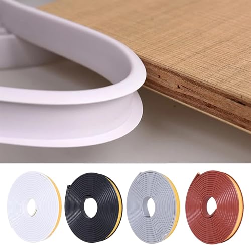 Bande adhésive TPE en forme de U pour masquer les éclats de placage de meuble 18mm blanc - 2