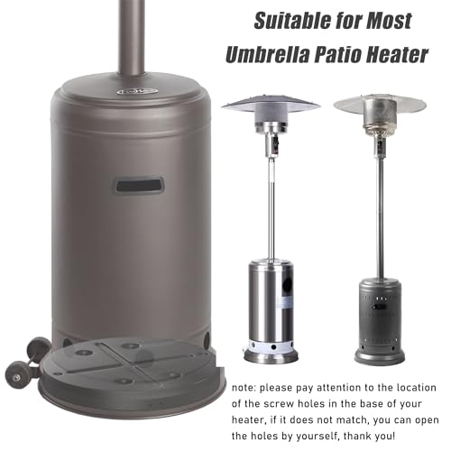 Outdoor Patio Heater Sand Box Water Box Weight Bladder Patio Heater Accessory Weight, Maximum Capacity 25 lbs to Stabilize Patio Heater Heavy Base, Suitable for Most Umbrella Patio Heaters - Thumbnail 5