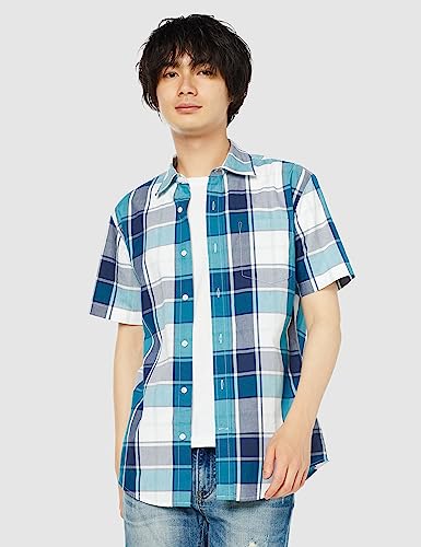 Image of Amazon Essentials Men's Regular-Fit Short-Sleeve Poplin Shirt, Collared, Washed