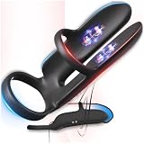 Vibrating Cock Ring Penis Sleeve for Support Delay G Spot Pleasure, Penis Ring Vibrator Extender, Couples Male Adult Sex Toys Games for Men Women, LITLLS Girth Couple Mens Sex Toy