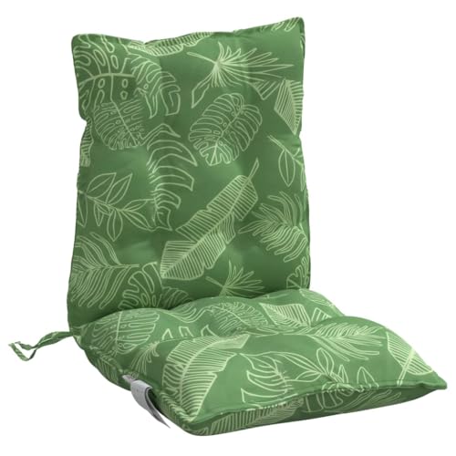 Lot de 6 coussins à dossier bas imperméables antidérapants vert - 6