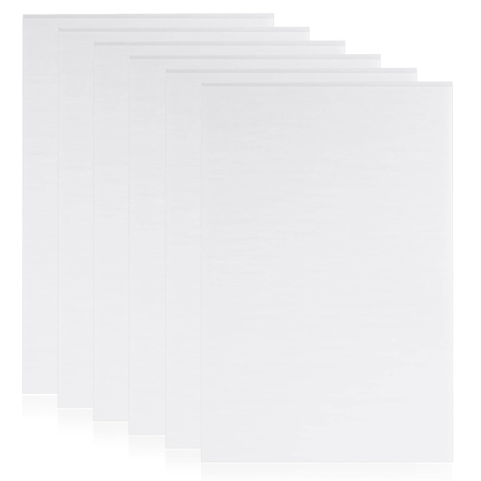 6PCS Plaques Mousse Blanches 30x20cm, Panneaux en Mousse Blanche 5 mm, Carton Plume pour Bricolage, Affichage, Maquettes, Plaque Polystyrene pour Projets DIY, Art, Ecole, Décoration