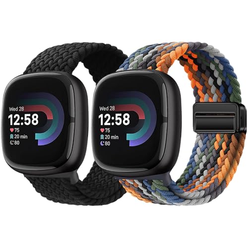 Yeahxing ґgoh Fitbit Sense 2 ohΉ }Olbg Lk̂iCEHb`Xgbv Fitbit Sense 2/Sense/Versa 4/Versa 3p \tgLkX|[cXgbv fB[X Y, B