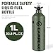 CAMPEAK Fuel Bottle 1L for Camping Outdoor with Safety Valve