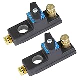 ZIMISI Smart Car Battery Disconnect Switch, 12V/24V Quick Disconnect Battery Cut Off Switch, Universal Master Power Cut Isolator Kill Switch for Car, RV, Boat, Truck (2PCS)