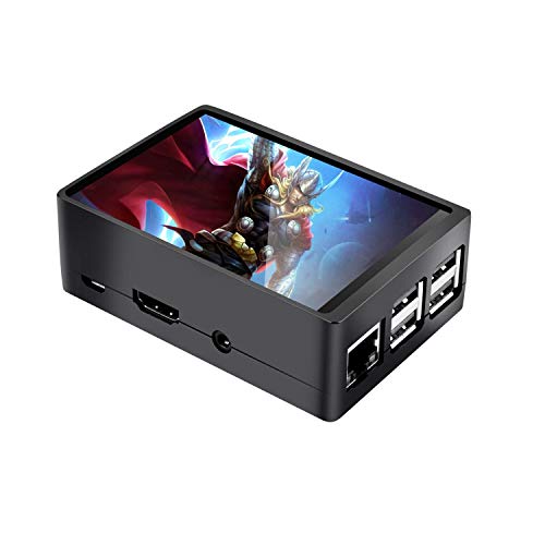 STARTO 3.5インチ Raspberry Pi用 ディスプレイ 保護ケース付属 タッチパネル 320*480解像度 デュアルディスプレイ同時表示 ゲームとビデオ可能 Raspberry Pi A A+ B B+ 2B 3B 3B+に対応 ラズベリーパイ3 TS11