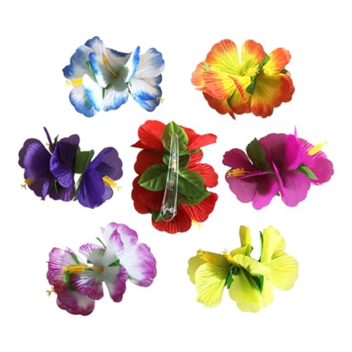 Pinzas pelo de hibisco hawaiano CHILDWEET accesorios de tela para niñas