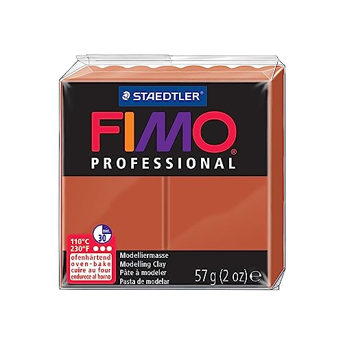 STAEDTLER Fimo Professional pâte polymère souple terre cuite haute fidélité pour sculptures