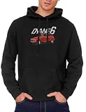 Camisetas EGB Sudadera Capucha Adulto/Niño Dyane 6 Ochenteras 80´s Retro Comic Tallas Especiales (Negro, M)